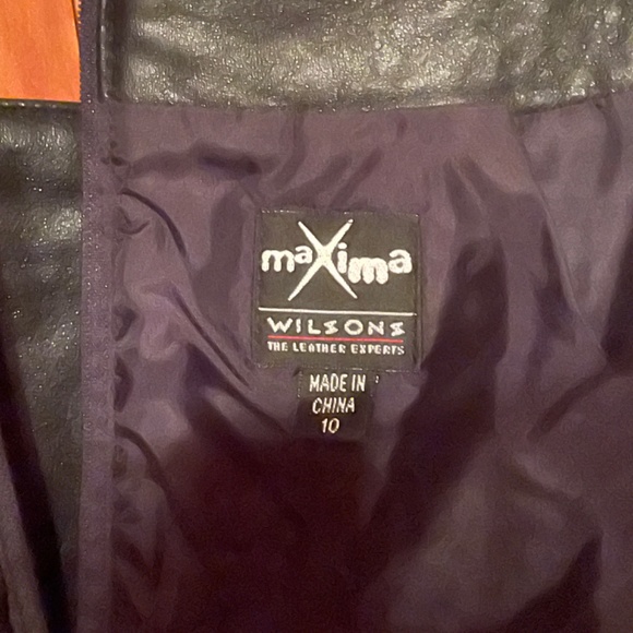 Wilson Genuine Leather Skirt - Picture 2 of 5